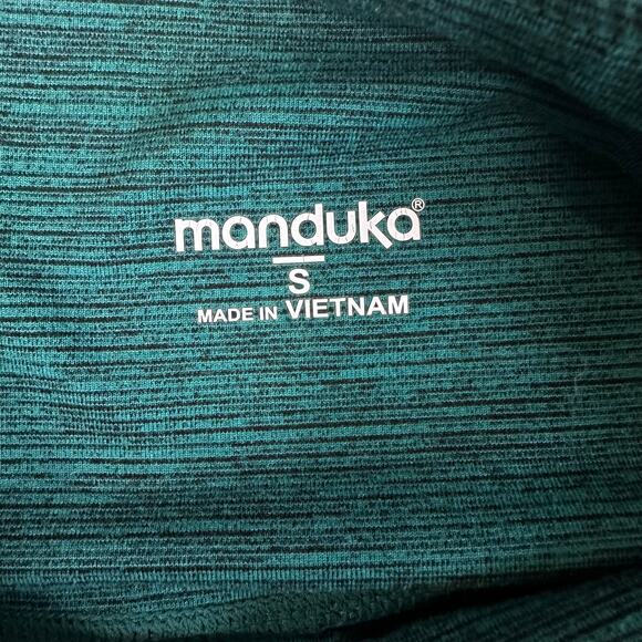 Manduka Presence Leggings Green Womens S Compression Yoga Heathered High Waisted - Picture 6 of 10